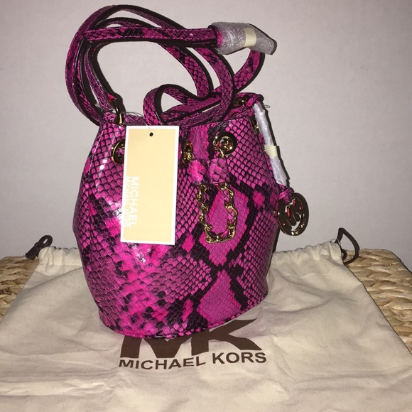 MICHAEL Michael Kors Frankie Mini Snake Crossbody - Picture 2 of 8